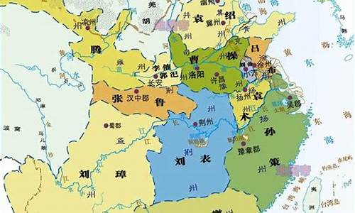 三国历史真实地图图片(三国地图全图)